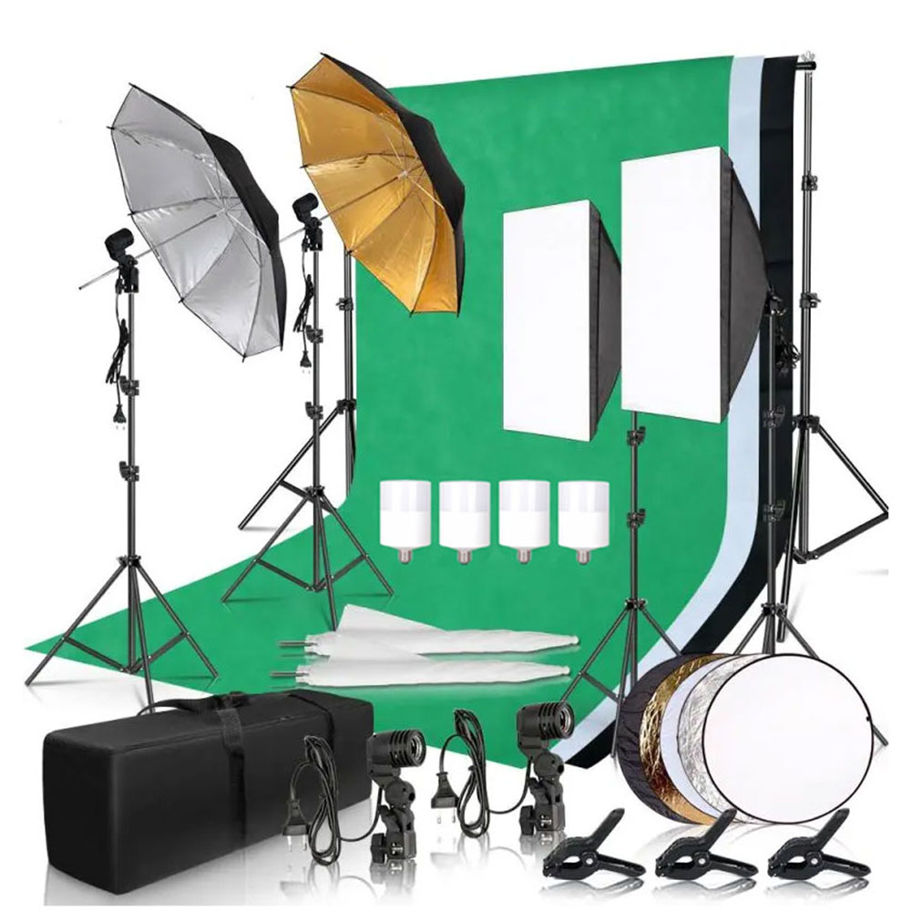 Photography Lighting And Backdrop - Photography Photo Studio Softbox Lighting Kit