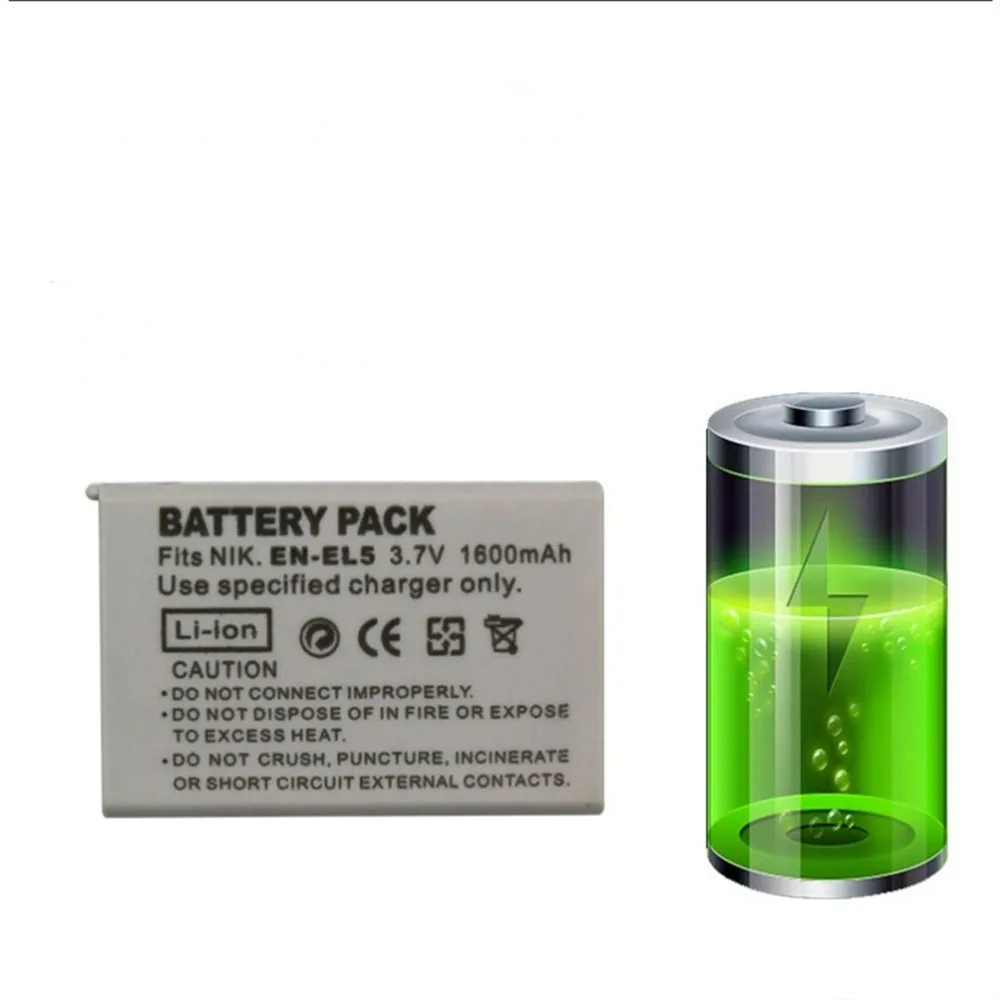 1-4pcs EN-EL5 ENEL5 Battery +L - огляд і ціна Nikon Camera D3500