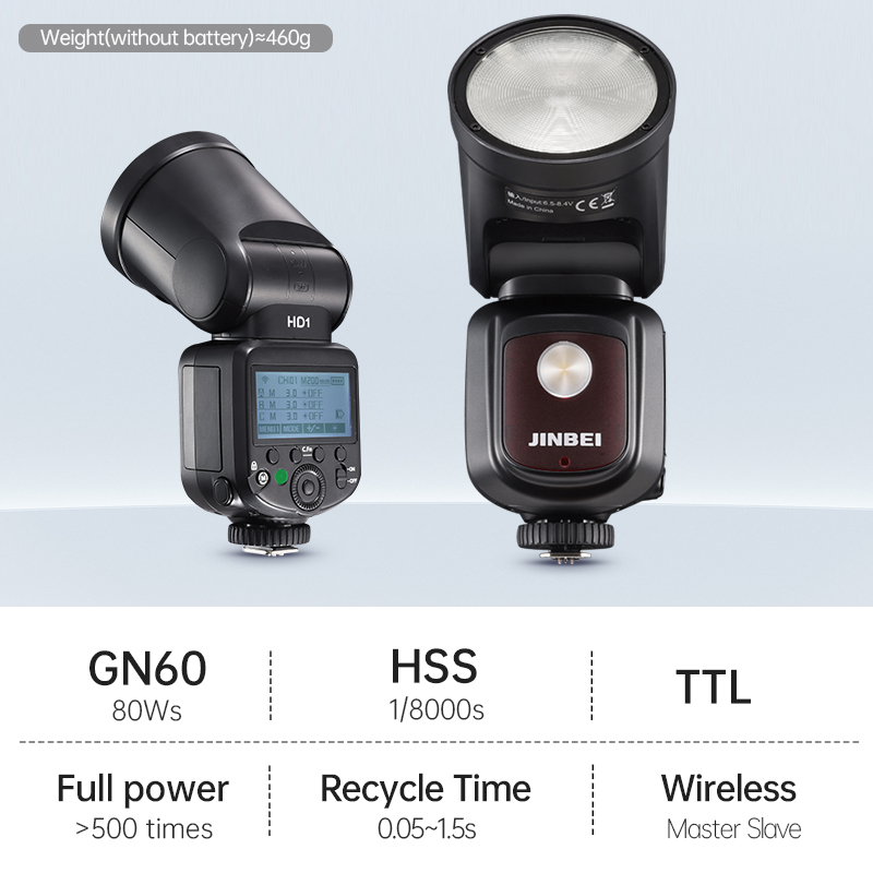 JINBEI HD-1Round-head HSS Spee - огляд і ціна Photography Lighting Outdoor