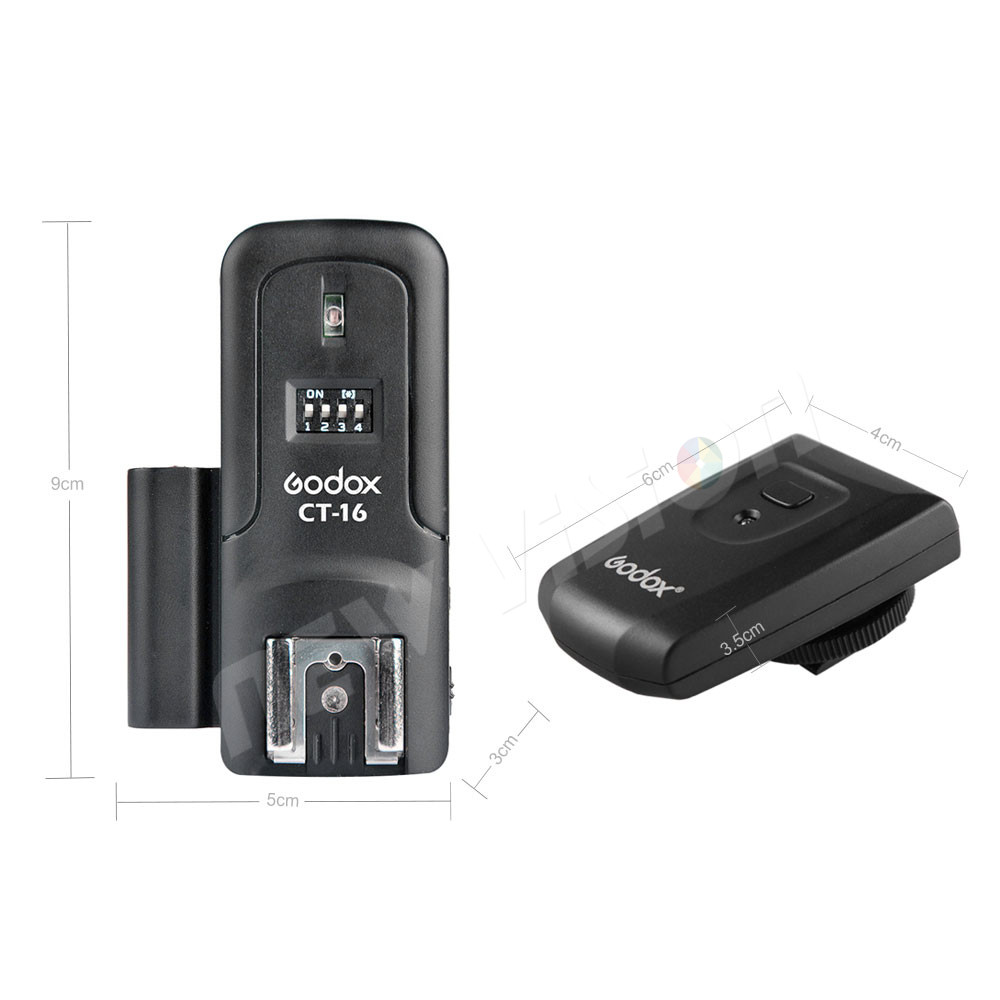 Godox CT-16 Flash Trigger 16 C - огляд і ціна Trigger Receiver Set