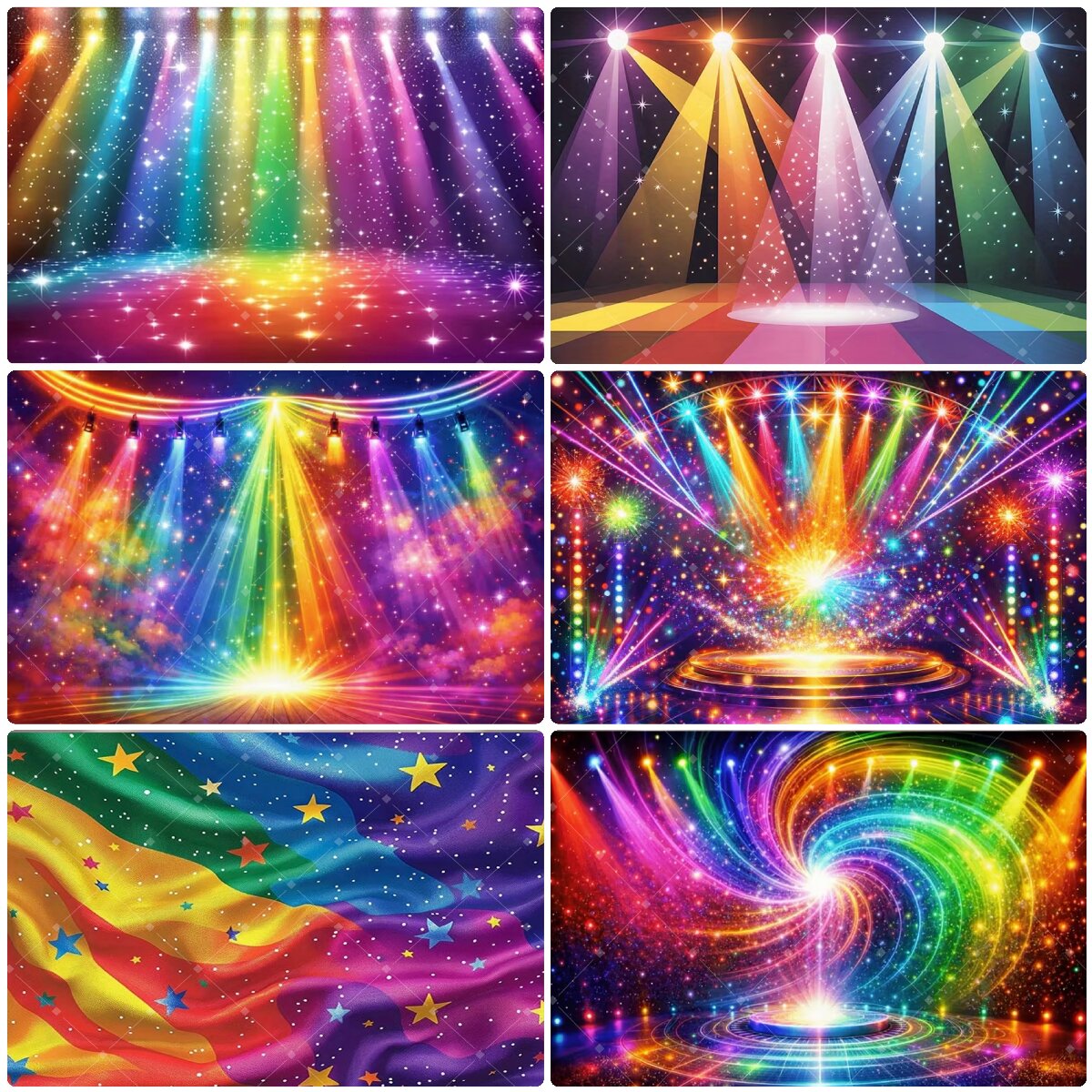 Colorful Rainbow Stage Light B - огляд і ціна Photography Lighting And Backdrop