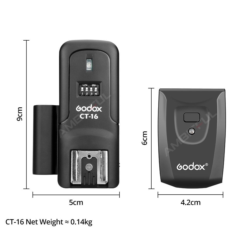 Godox CT-16 16 Channels Wirele - огляд і ціна Trigger Receiver Set