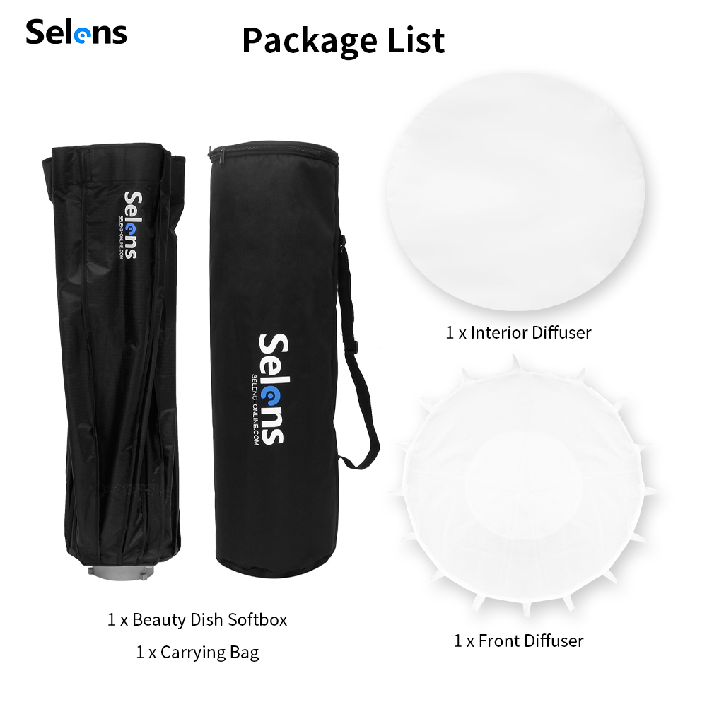 Selens 85cm Umbrella Radar Sof - огляд і ціна Beauty Dish 55Cm