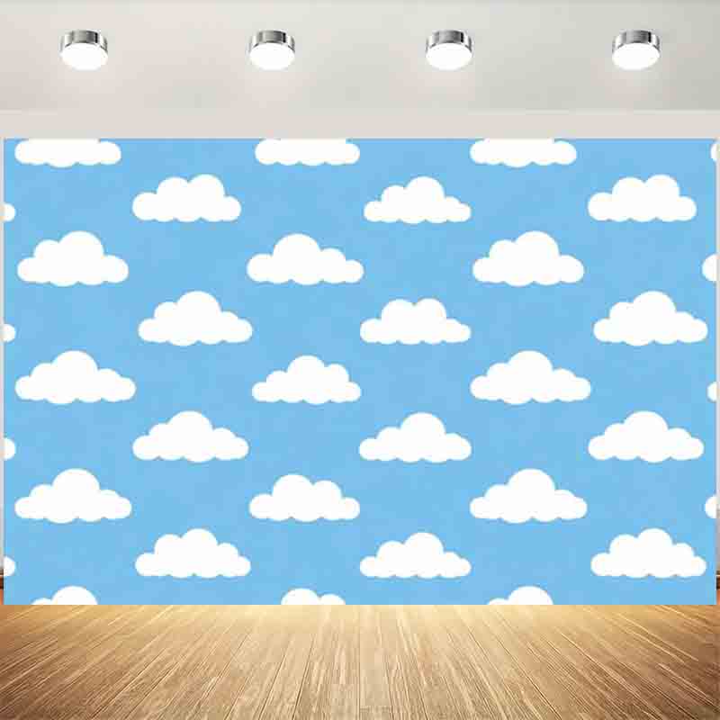 Cartoon Simple Blue Sky White  - огляд і ціна Photography Lighting And Backdrop