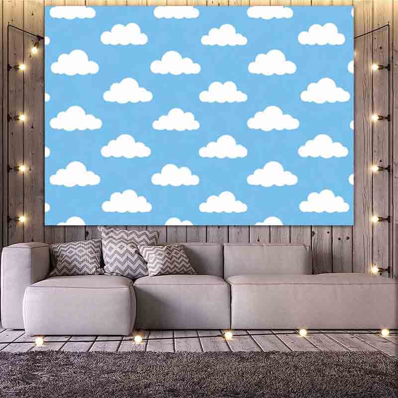 Cartoon Simple Blue Sky White  - огляд і ціна Photography Lighting And Backdrop