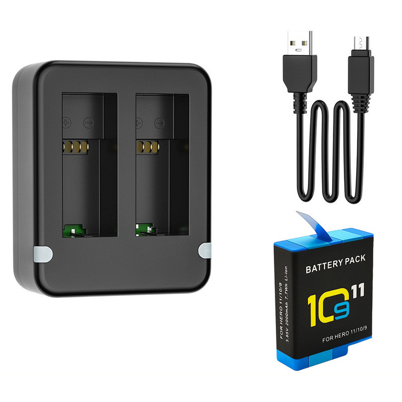 Dual Port Slot Double Battery  - огляд і ціна Gopro Action Camera Hero 11 Black