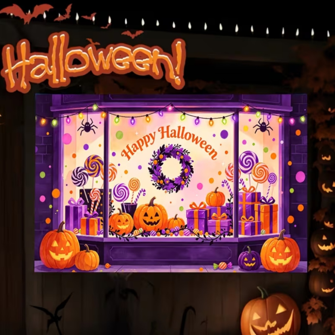Purple Halloween Shop Theme Pa - огляд і ціна Photography Lighting And Backdrop