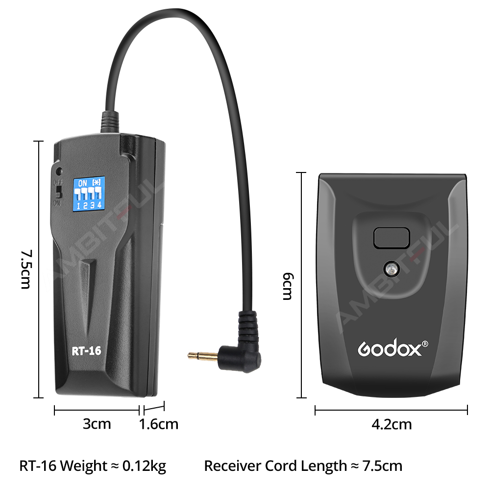 Godox RT-16 16 Channels Wirele - огляд і ціна Trigger Receiver Set