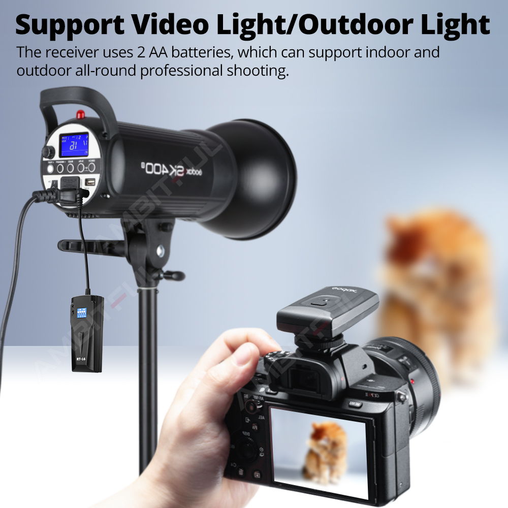 Godox RT-16 16 Channels Wirele - огляд і ціна Trigger Receiver Set
