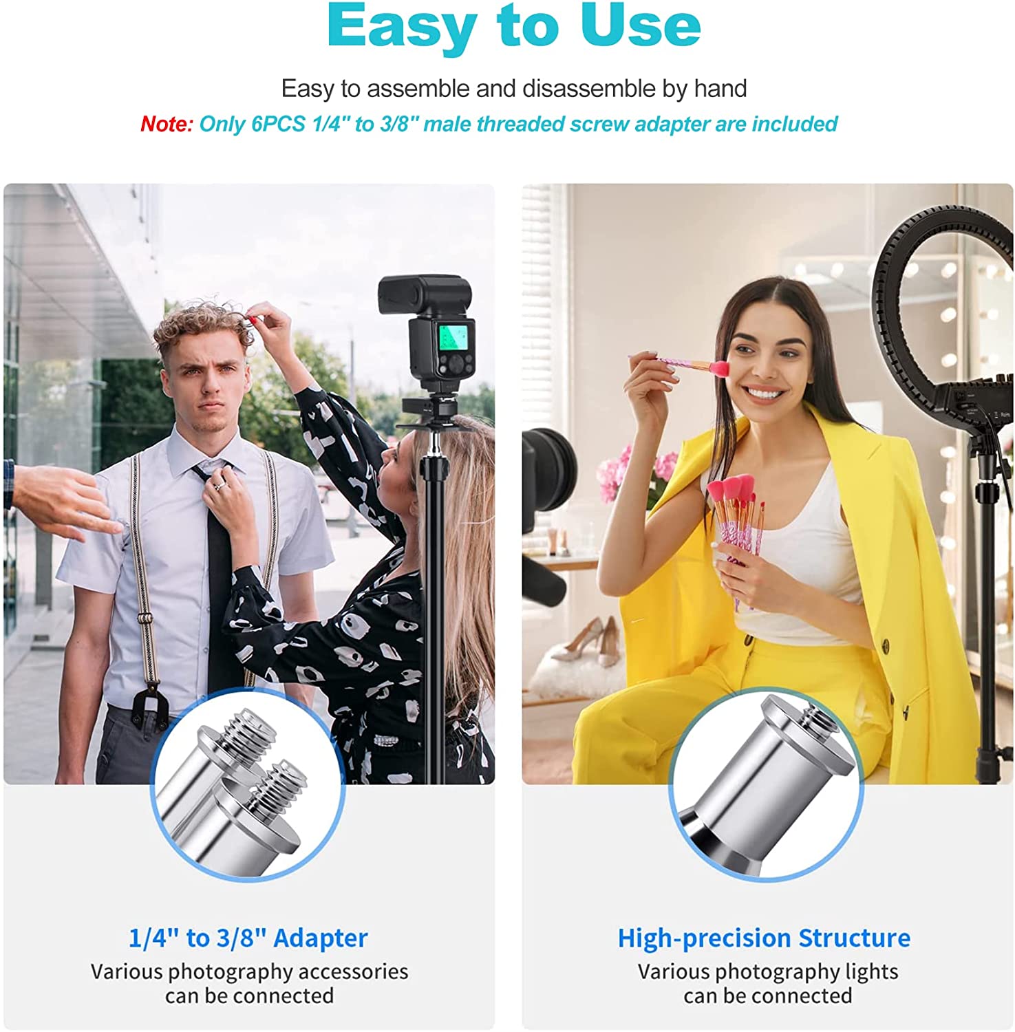 Selens Standard 3/8 to 1/4 Ada - огляд і ціна Photography Lighting Tools