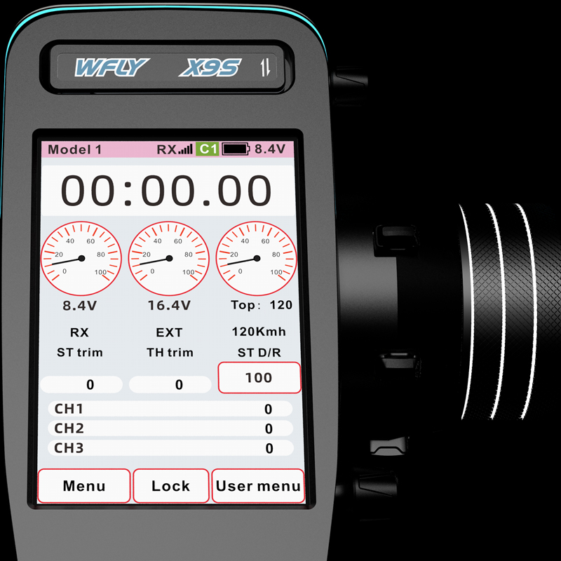WFLY X9S RC Car Radio Transmit - огляд і ціна Trigger Receiver Set