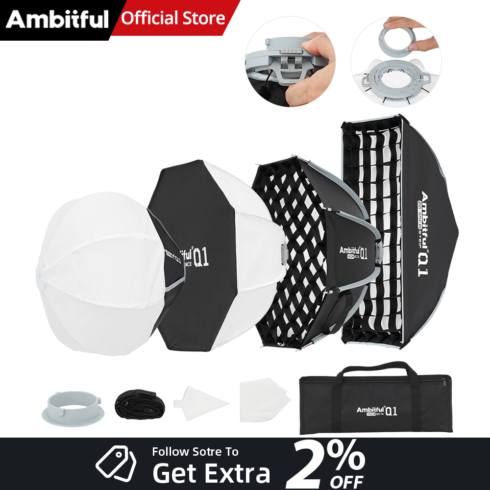 AMBITFUL Q1 Mini Bowens / GODO - огляд і ціна Beauty Dish 55Cm