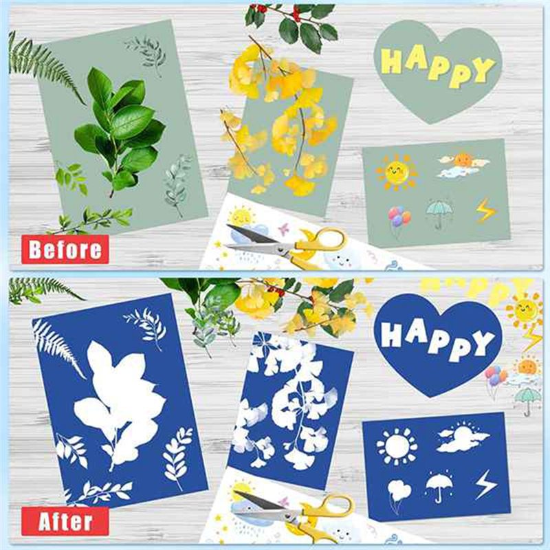 32Pcs A5 Sun Art Paper Cyanoty - огляд і ціна Photography Natural Lighting