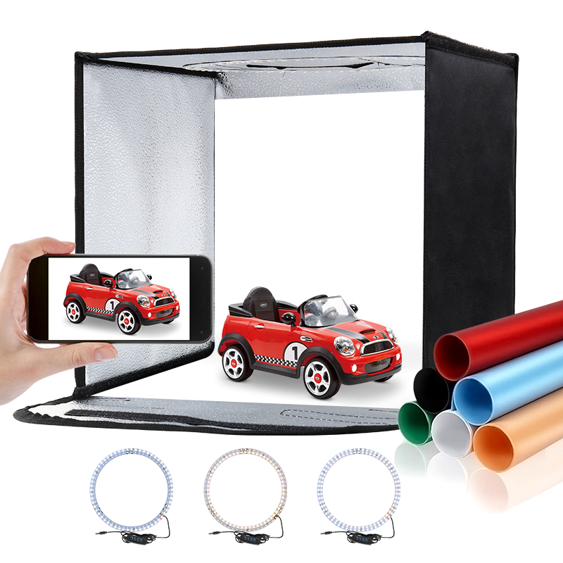 11.8x11.8inch Fold Photo Studi - огляд і ціна Photography Lighting And Backdrop