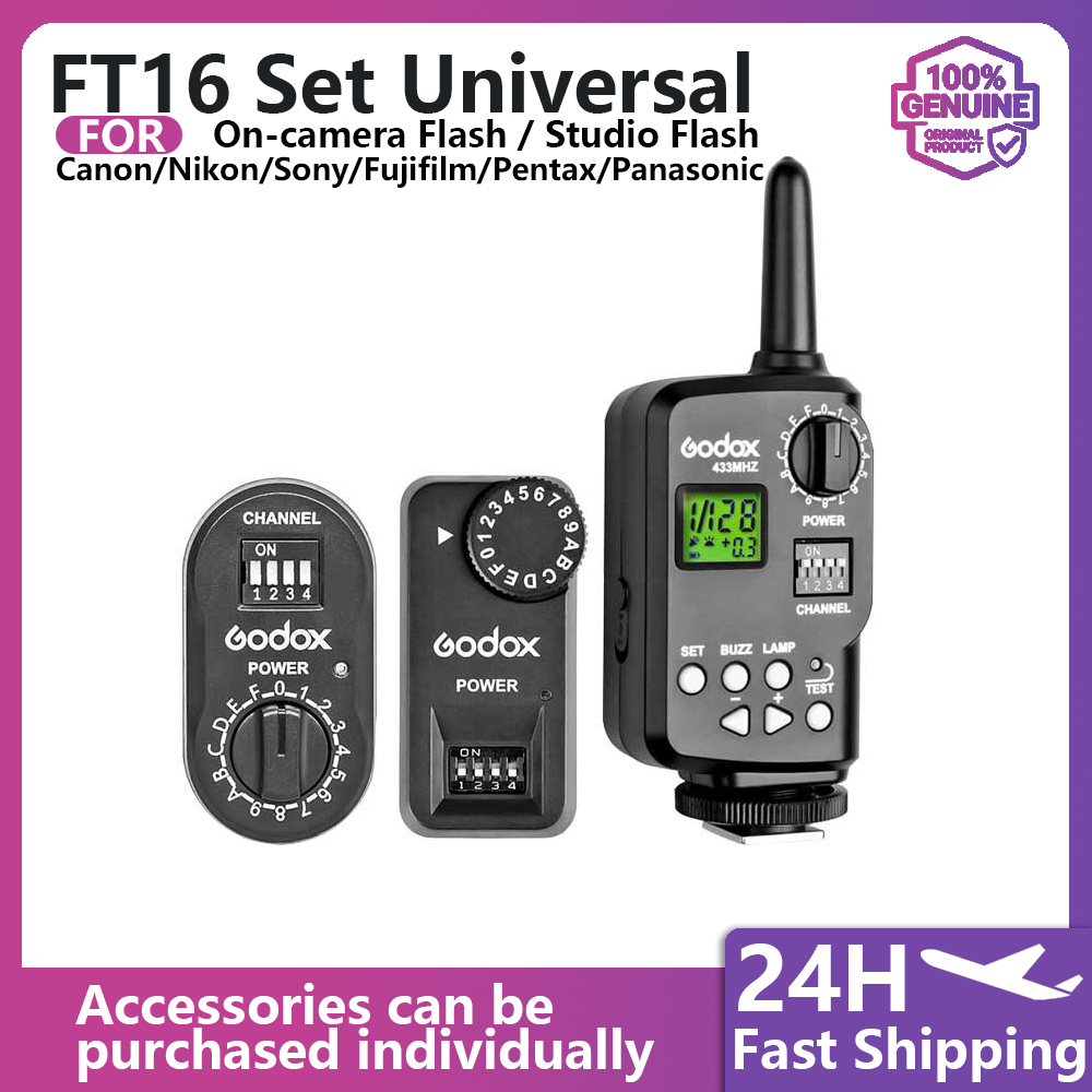 FT-16 Flash Trigger Set Transm - огляд і ціна Trigger Receiver Set