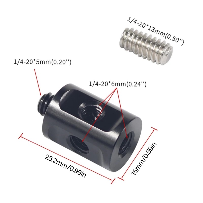 Aluminum 1/4 Screw Tube Rod Co - огляд і ціна Photography Lighting Tools