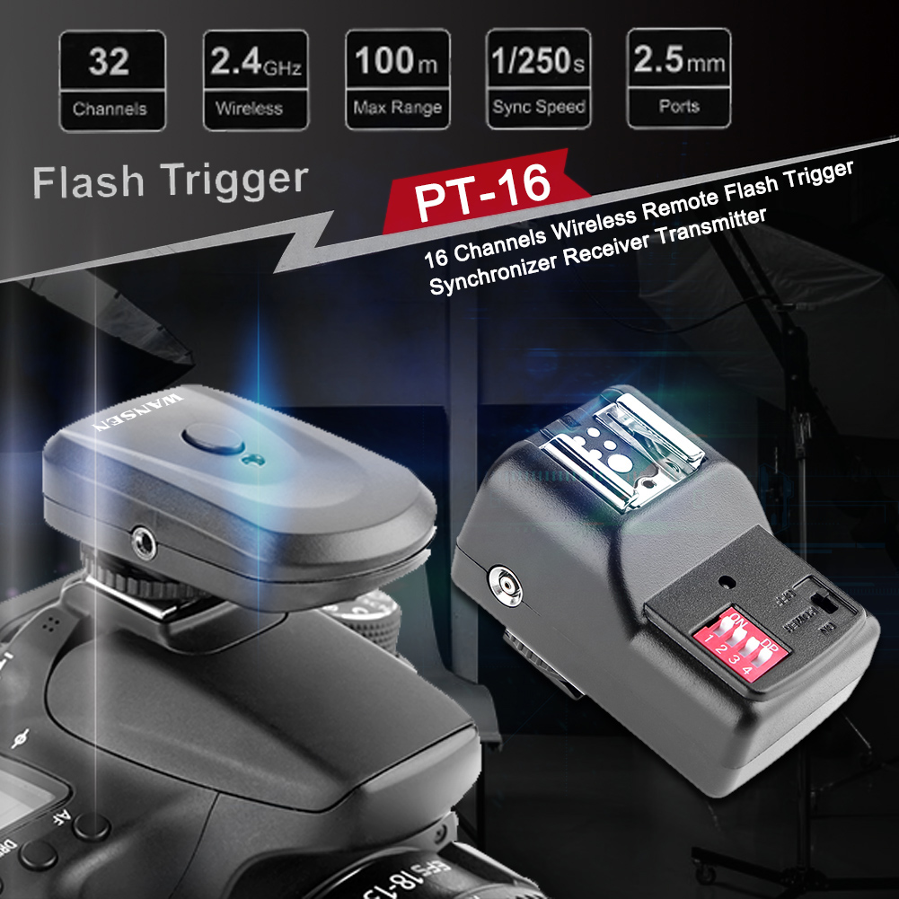 Hot Shoe Flash Lamp Controller - огляд і ціна Trigger Receiver Set