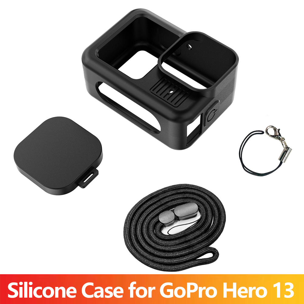 Silicone Protective Case Lens  - огляд і ціна Gopro Action Camera Hero 13 Black