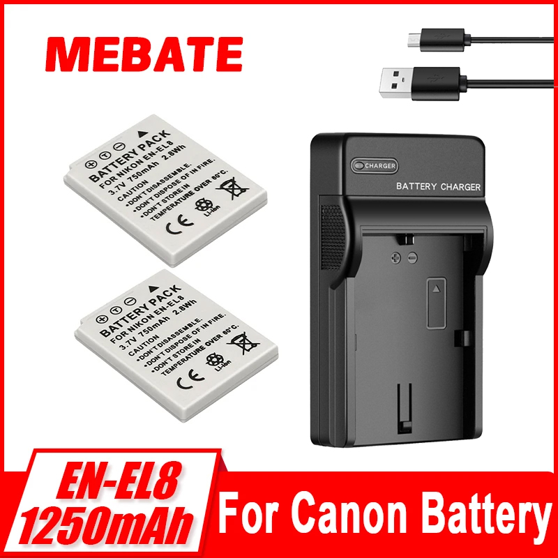 EL8 ENEL8 750mah Camera Batter - огляд і ціна Nikon Camera D3500